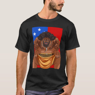 T-shirt Drapeau Samoan Pride polynésienne Haka Dance Samoa