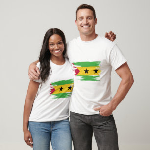 T-shirt Drapeau Sao Tome et Principe