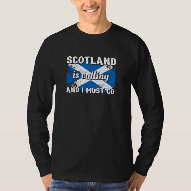 T-shirt Drapeau Scotland Schlotland (Devant)