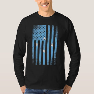 T-shirt Drapeau semi-micronésien Vintage Américain à l'int