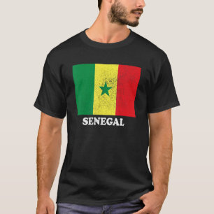 T-shirt Drapeau sénégalais Sénégal Pride Drapeau sénégalai