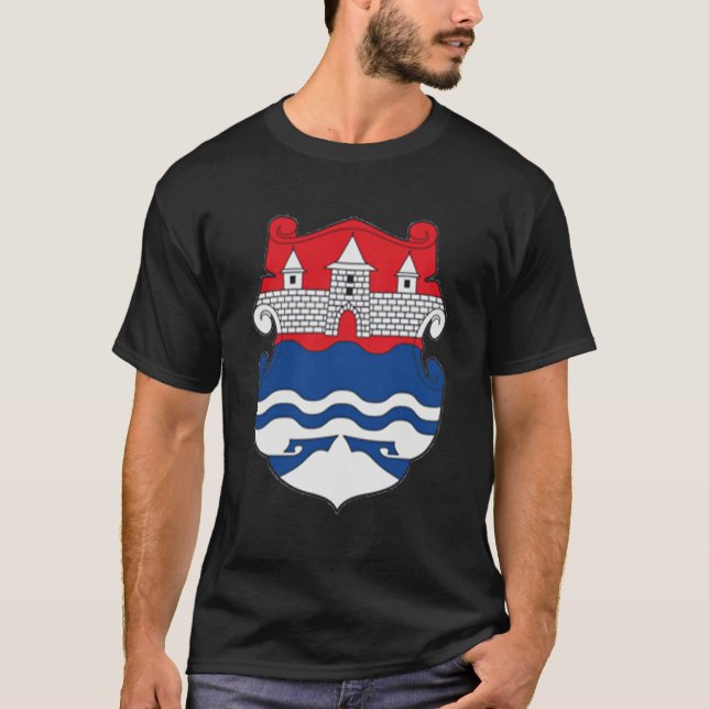 T-shirt Drapeau serbe de Banja Luka Grb RS Republika Srpsk (Devant)