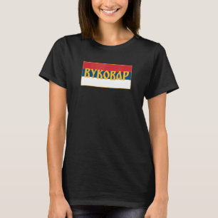 T-shirt Drapeau serbe Vukovar Republika Srpska Krajina Rsk