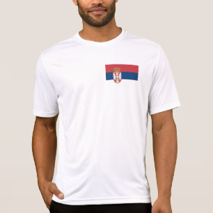 T-shirt Drapeau Serbie