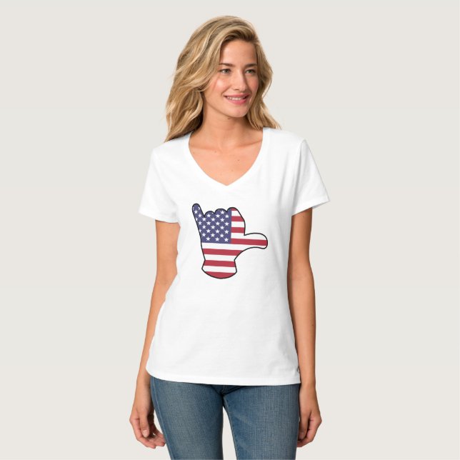 T-shirt Drapeau Shaka (Devant entier)