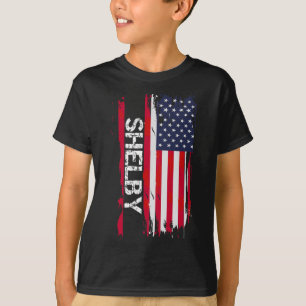 T-shirt Drapeau Shelby Amérique