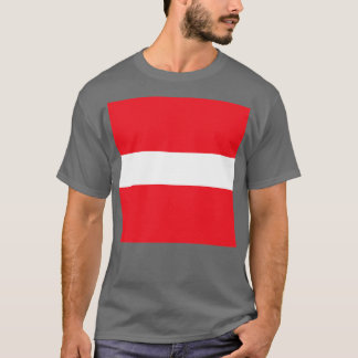 T-shirt Drapeau Simple Autriche