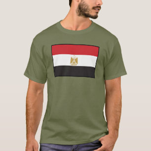 T-shirt Drapeau simple de l'Egypte