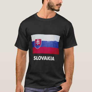 T-shirt Drapeau slovaque
