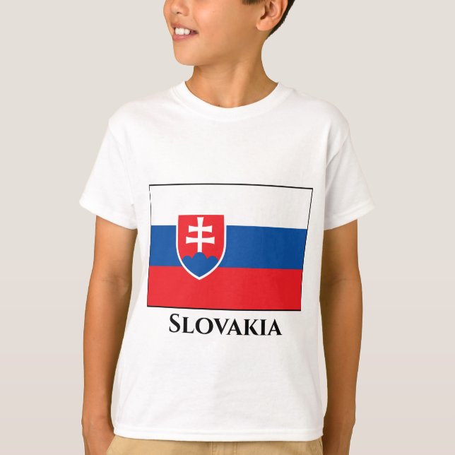 T-shirt Drapeau Slovaquie (Devant)