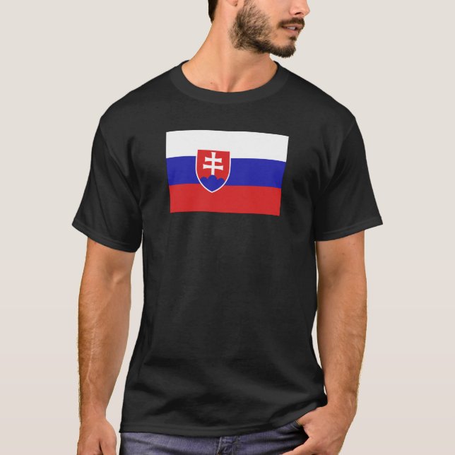 T-shirt Drapeau Slovaquie (Devant)