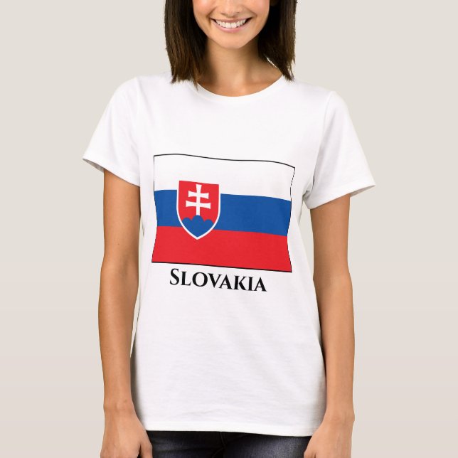 T-shirt Drapeau Slovaquie (Devant)