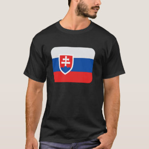 T-shirt Drapeau Slovaquie