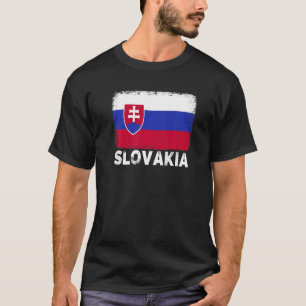 T-shirt Drapeau Slovaquie  Soutenir les femmes hommes slov