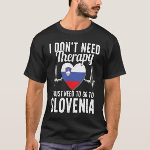 T-shirt Drapeau slovène I Slovénie Drapeau I Vacance I Slo