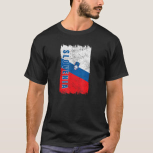 T-shirt Drapeau slovène Slovénie Ljubljana