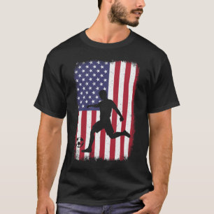 T-shirt Drapeau Soccer USA