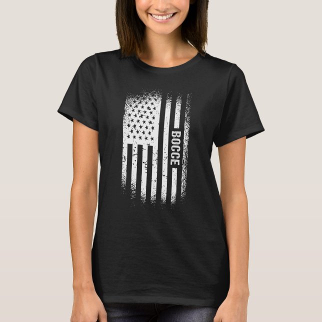 T-shirt Drapeau Sport Us Bocce_4 (Devant)