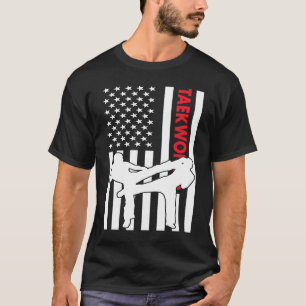 T-shirt Drapeau Sport Us Taekwondo 1