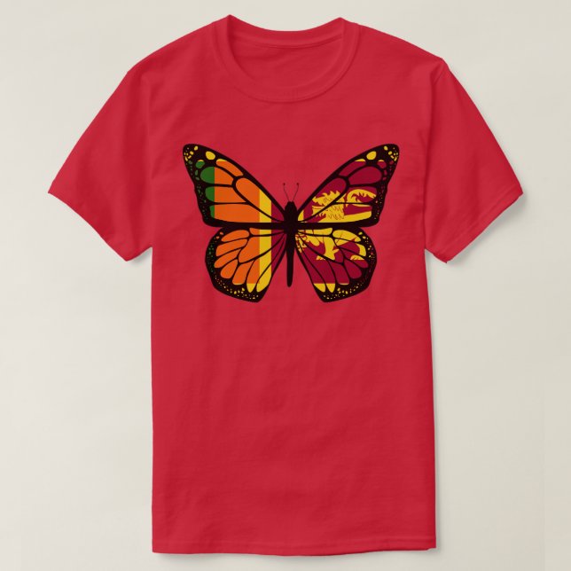 T-shirt Drapeau Sri Lanka (Design devant)