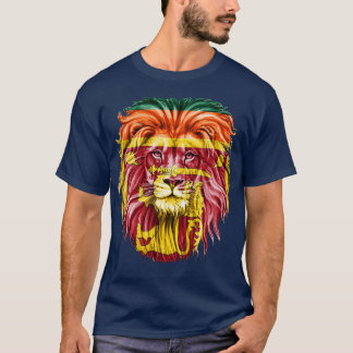 T-shirt drapeau sri lanka Drapeau lion du Sri Lanka
