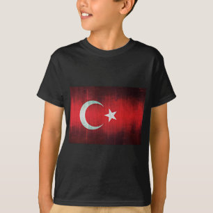 T-shirt Drapeau stylisé de Turquie