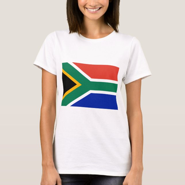 T-shirt drapeau sud-africain (Devant)