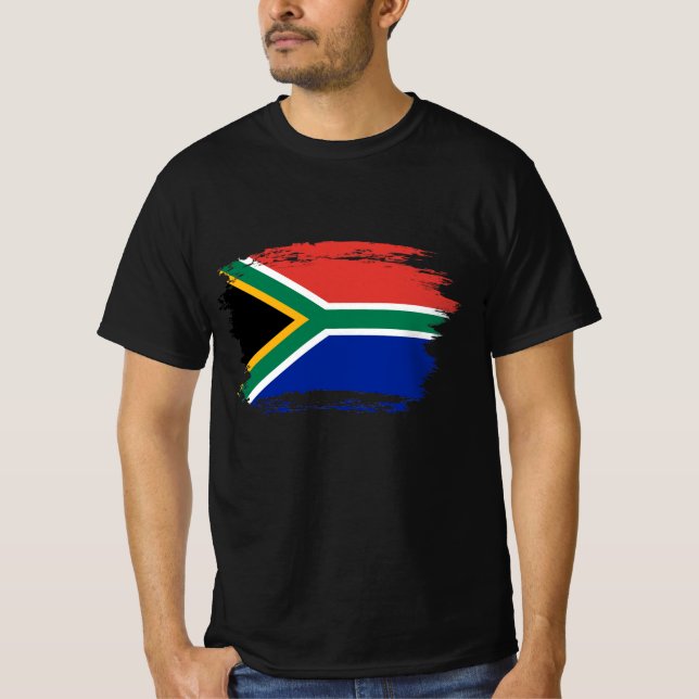 T-shirt drapeau sud-africain (Devant)