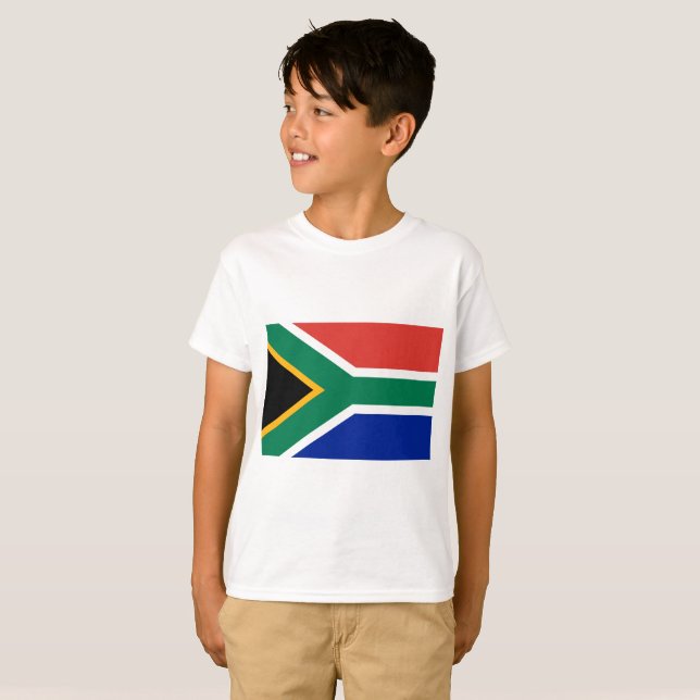 T-shirt Drapeau sud-africain (Devant entier)