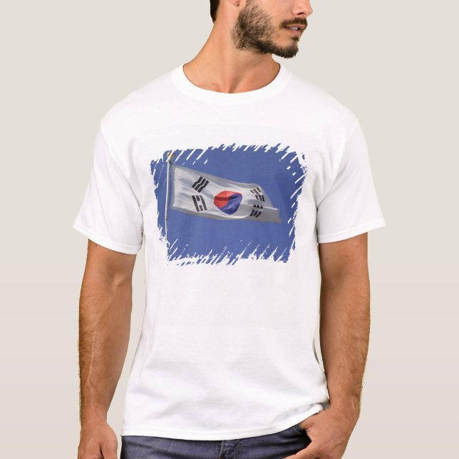 T-shirt Drapeau sud-coréen (Devant)