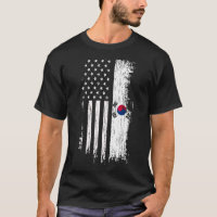 Drapeau sud-coréen T chemise - Corée USA Shi