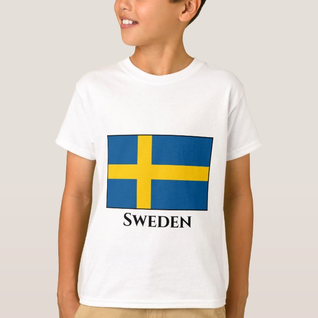 T-shirt Drapeau suédois (Devant)
