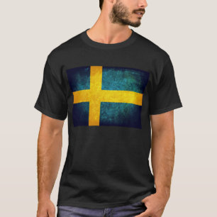 T-shirt Drapeau suédois ;