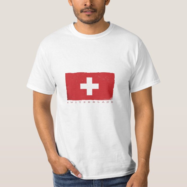 T-shirt Drapeau Suisse (Devant)