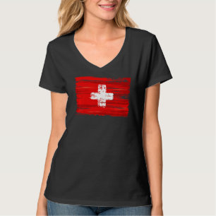 T-shirt Drapeau Suisse