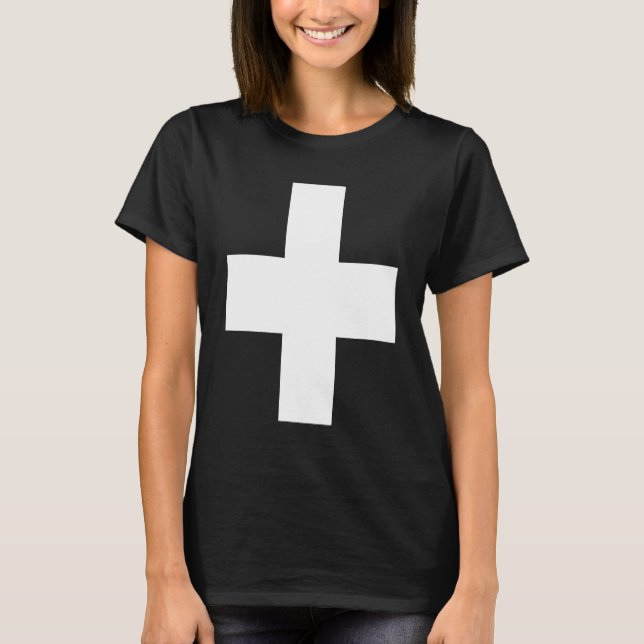T-shirt Drapeau suisse (Devant)