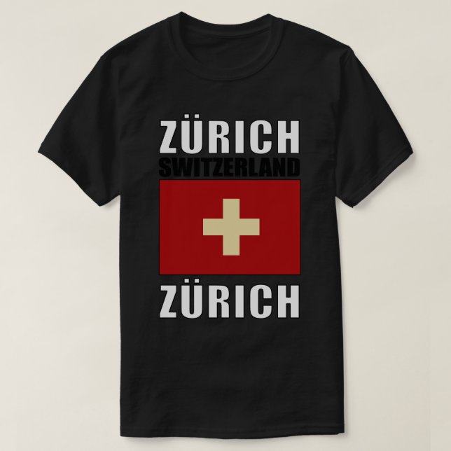 T-shirt Drapeau suisse (Design devant)
