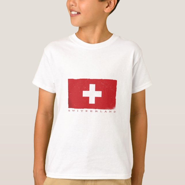 T-shirt Drapeau Suisse (Devant)