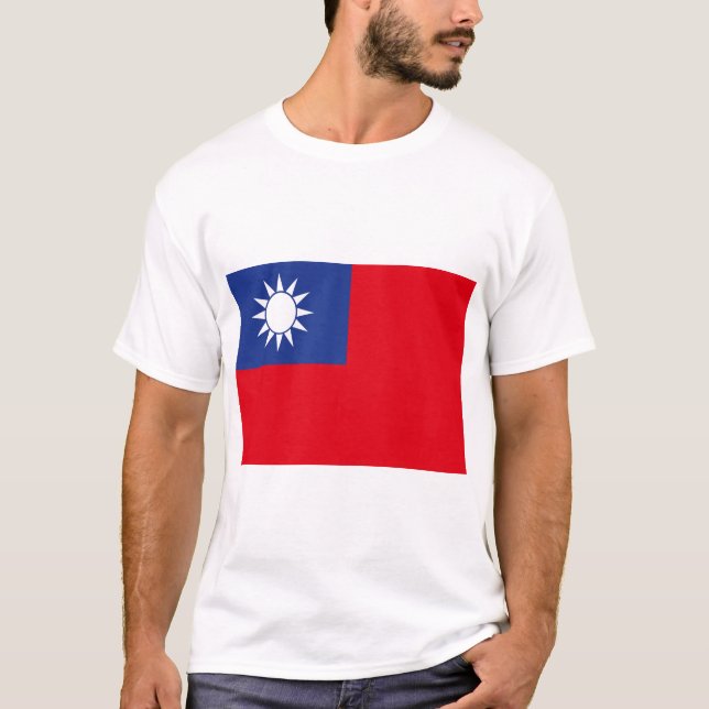 T-shirt Drapeau Taïwan (Devant)