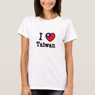 T-shirt Drapeau Taïwan