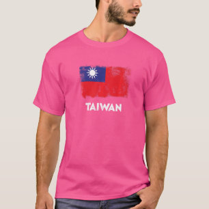 T-shirt Drapeau Taïwan