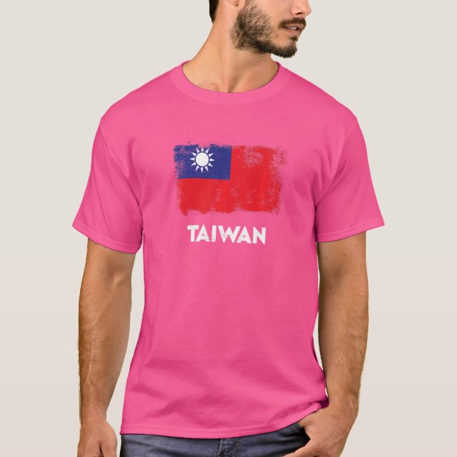 T-shirt Drapeau Taïwan (Devant)