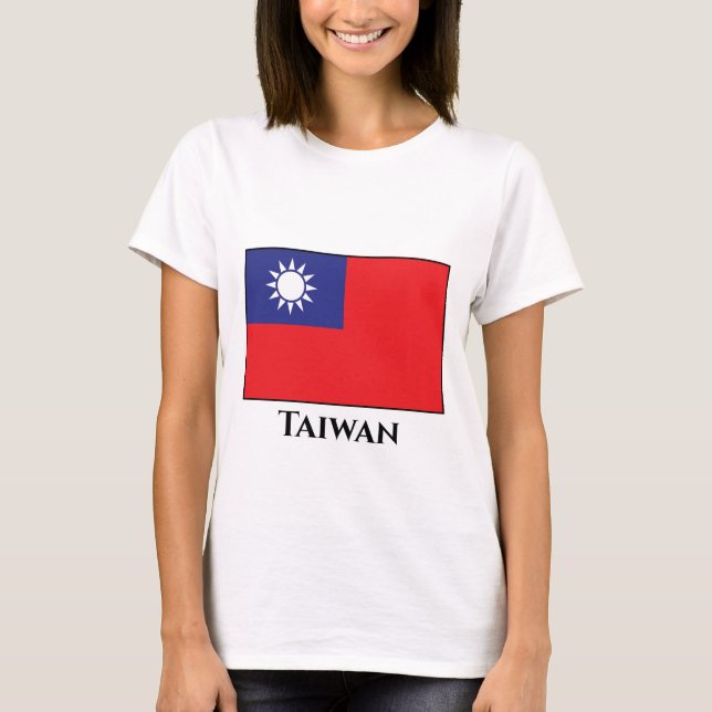 T-shirt Drapeau Taïwan (Devant)
