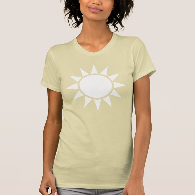 T-shirt Drapeau taïwanais "classique" (Devant)