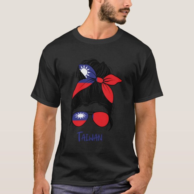 T-shirt Drapeau taïwanais Taïwan (Devant)