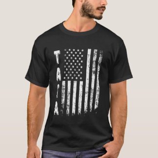 T-shirt Drapeau Tata America Fatheru2019s Jour 4 juillet H