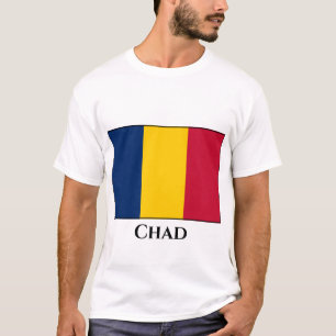 T-shirt Drapeau Tchad