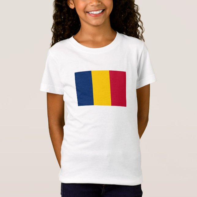T-Shirt Drapeau Tchad (Devant)