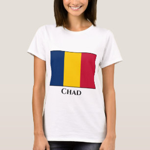 T-shirt Drapeau Tchad