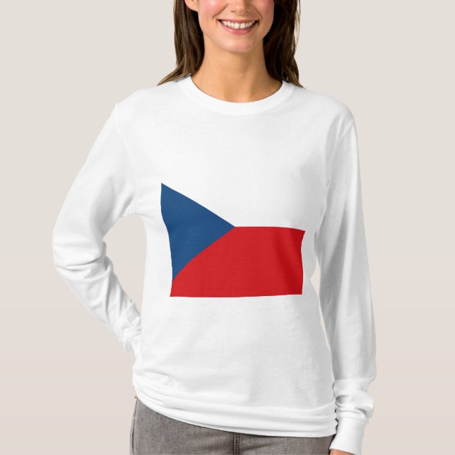 T-shirt Drapeau tchèque (Devant)
